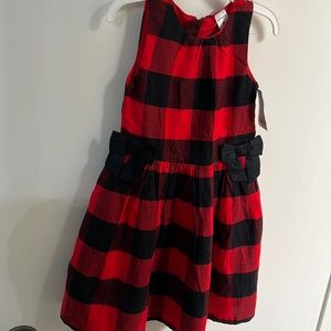Carters nwt toddler dress plaid